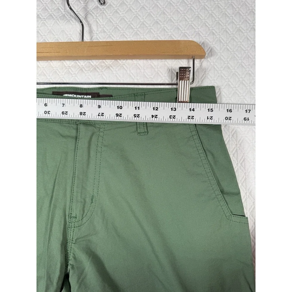 Mountain Khakis Mens Poplin Shorts Classic Fit Green Size 30x8 Gorpcore Golf - Picture 4 of 7